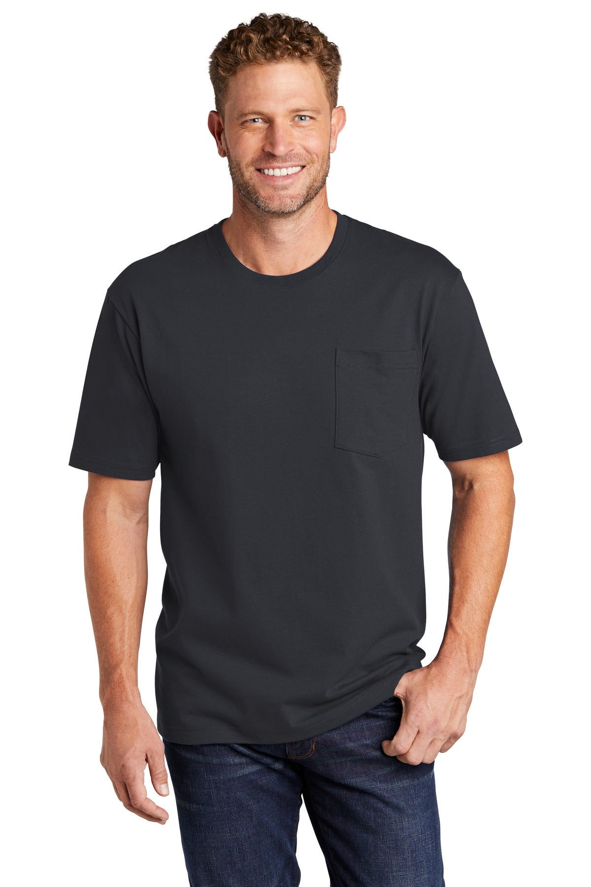 CornerStone- CornerStone ® Workwear Pocket Tee CS430-Medtech- 7