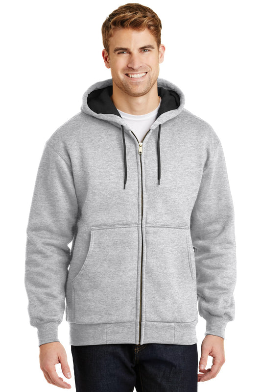 CornerStone- CornerStone® - Heavyweight Full-Zip Hooded Sweatshirt with Thermal Lining. CS620-Medtech- 1