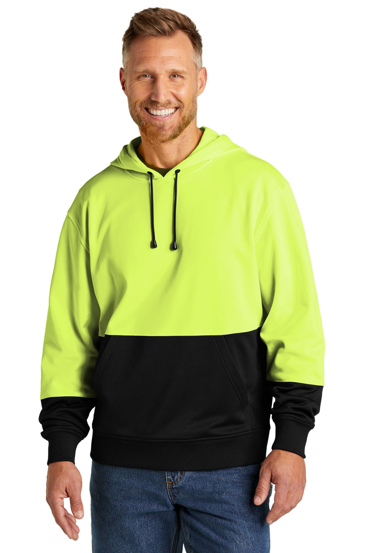 CornerStone- CornerStone® Enhanced Visibility Fleece Pullover Hoodie CSF01-Medtech- 2