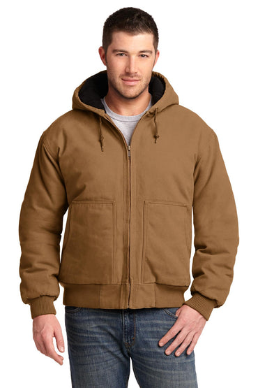 CornerStone- CornerStone® Washed Duck Cloth Insulated Hooded Work Jacket. CSJ41-Medtech- 2