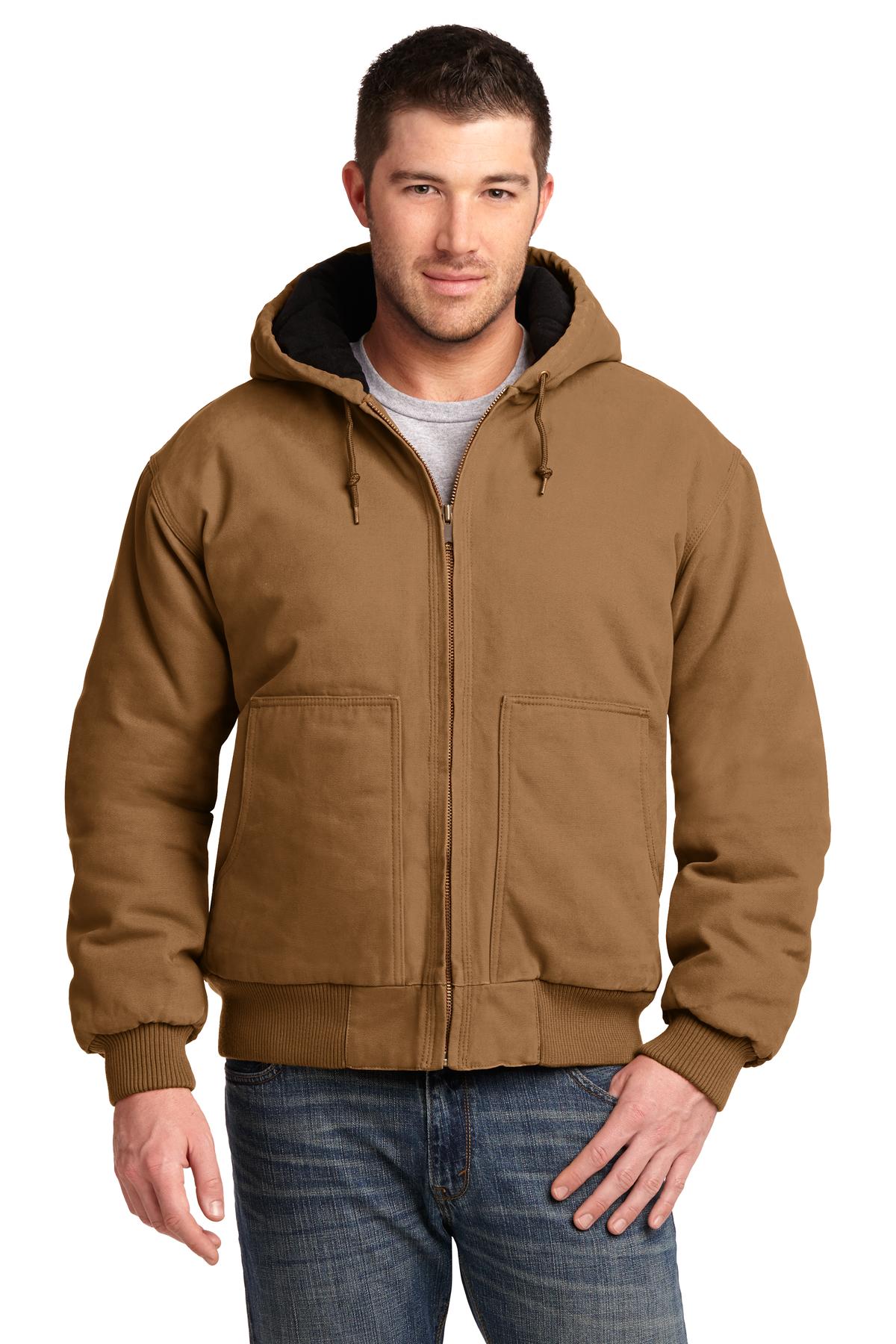 CornerStone- CornerStone® Washed Duck Cloth Insulated Hooded Work Jacket. CSJ41-Medtech- 2