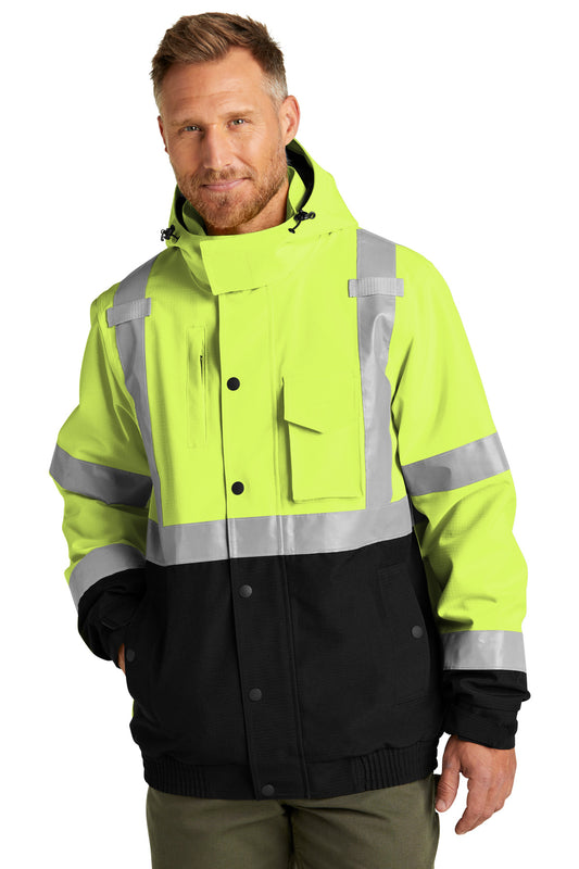 CornerStone- CornerStone® ANSI 107 Class 3 Waterproof Insulated Ripstop Bomber Jacket CSJ501-Medtech- 1