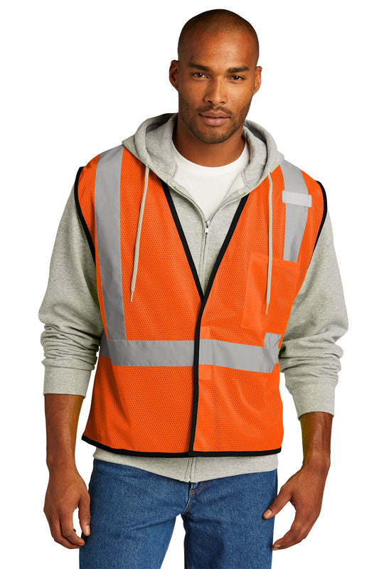 CornerStone- CornerStone ® ANSI 107 Class 2 Economy Mesh One-Pocket Vest. CSV100-Medtech- 1