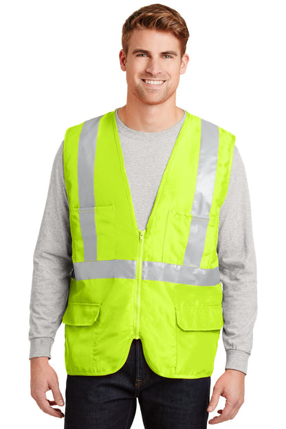 CornerStone- CornerStone® - ANSI 107 Class 2 Mesh Back Safety Vest. CSV405-Medtech- 2