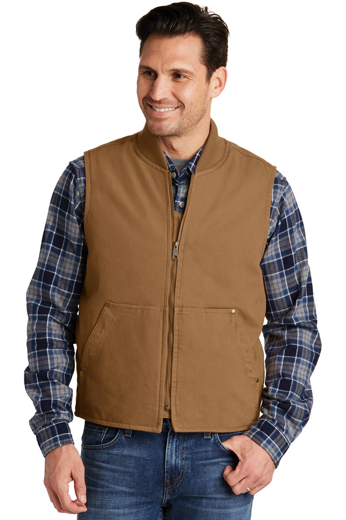 CornerStone- CornerStone® Washed Duck Cloth Vest. CSV40-Medtech- 2