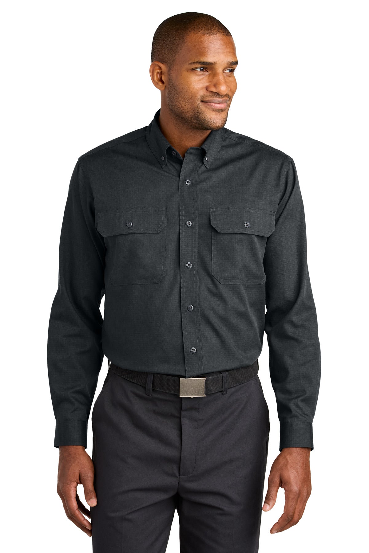 CornerStone- CornerStone® Long Sleeve Select Ripstop Shirt CSW174-Medtech- 2