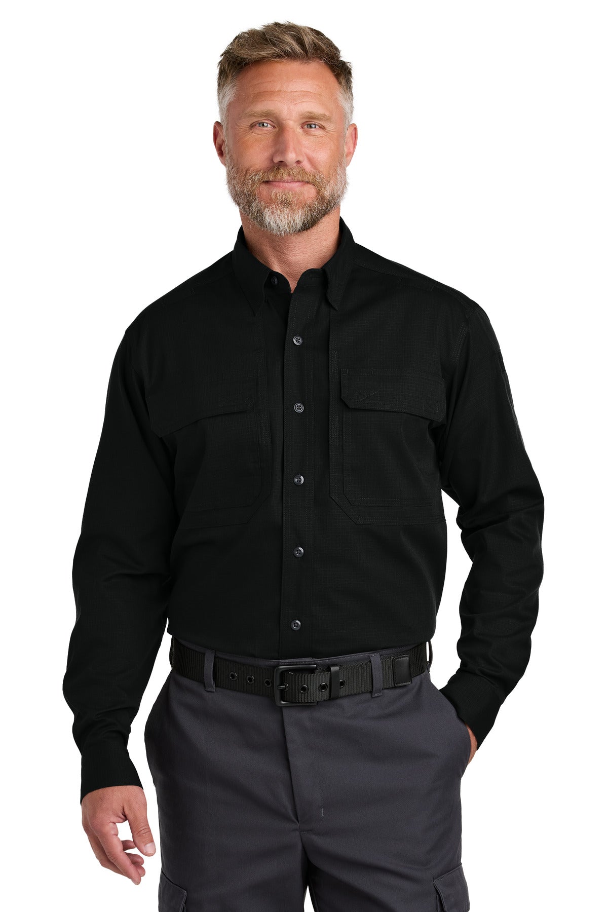 CornerStone- CornerStone® Long Sleeve Select Tactical Shirt CSW176-Medtech- 1