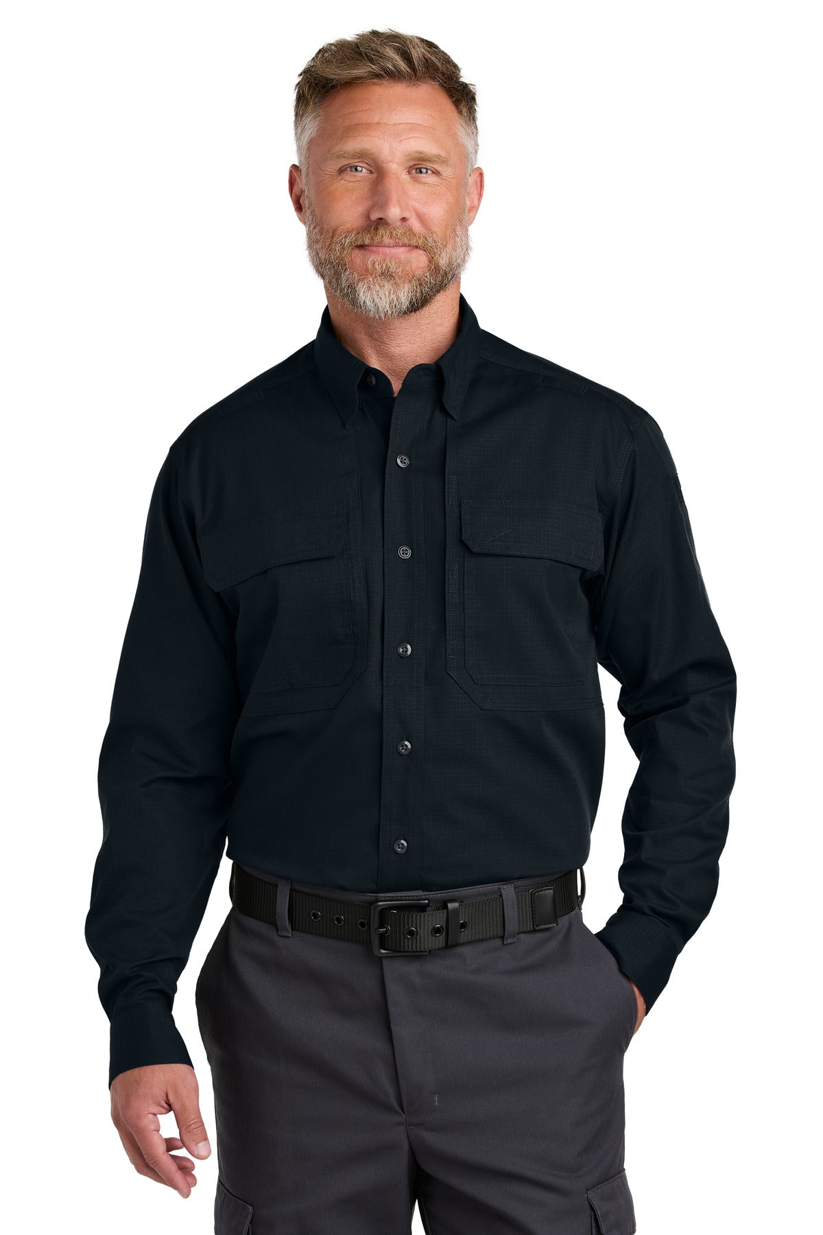 CornerStone- CornerStone® Long Sleeve Select Tactical Shirt CSW176-Medtech- 3