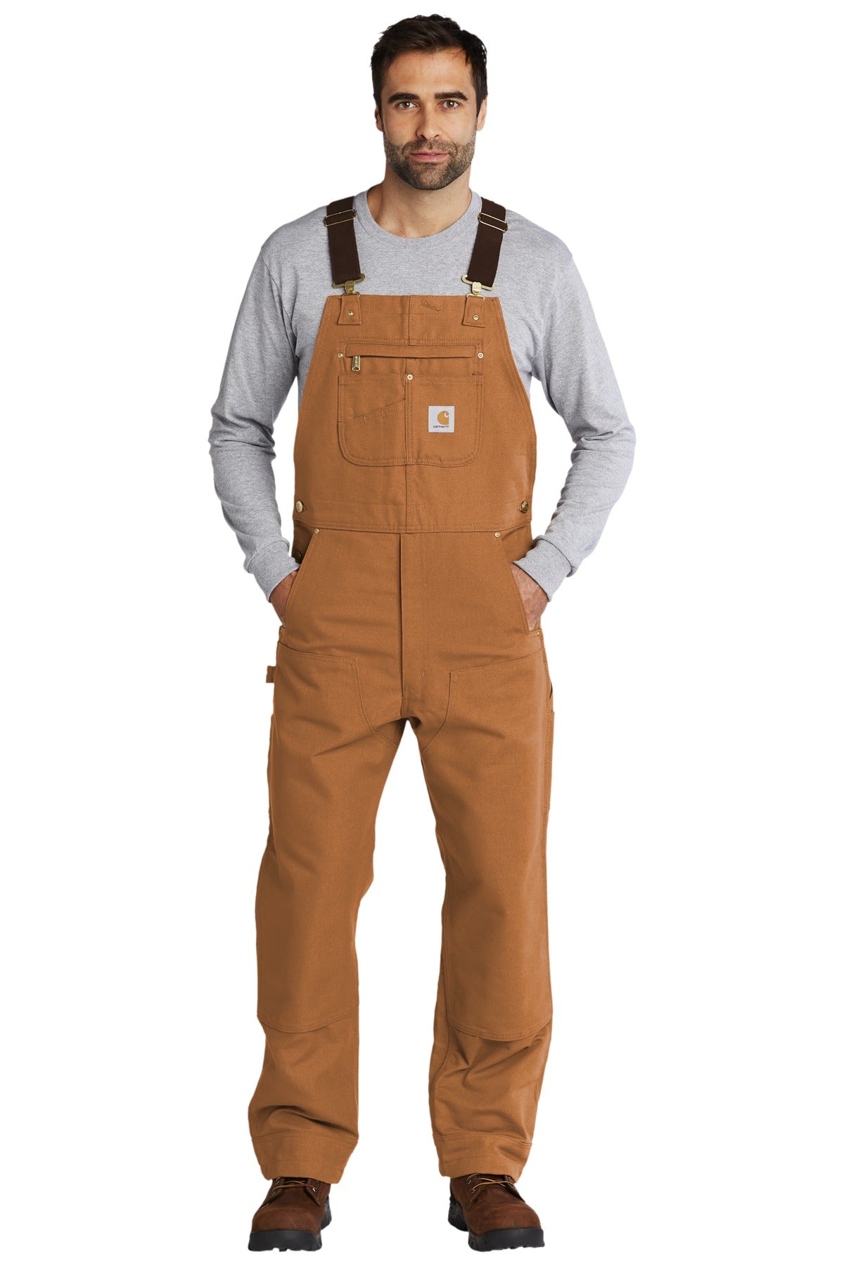 Carhartt- Carhartt® Duck Unlined Bib Overalls. CT102776-Medtech- 2