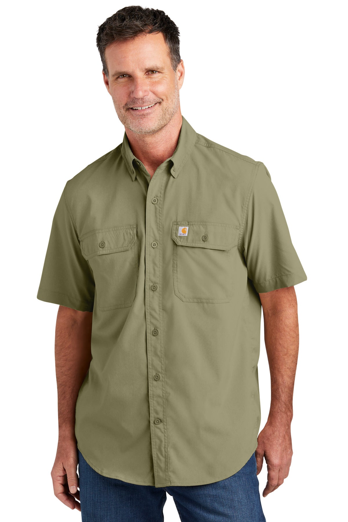 Carhartt- Carhartt Force® Solid Short Sleeve Shirt CT105292-Medtech- 2