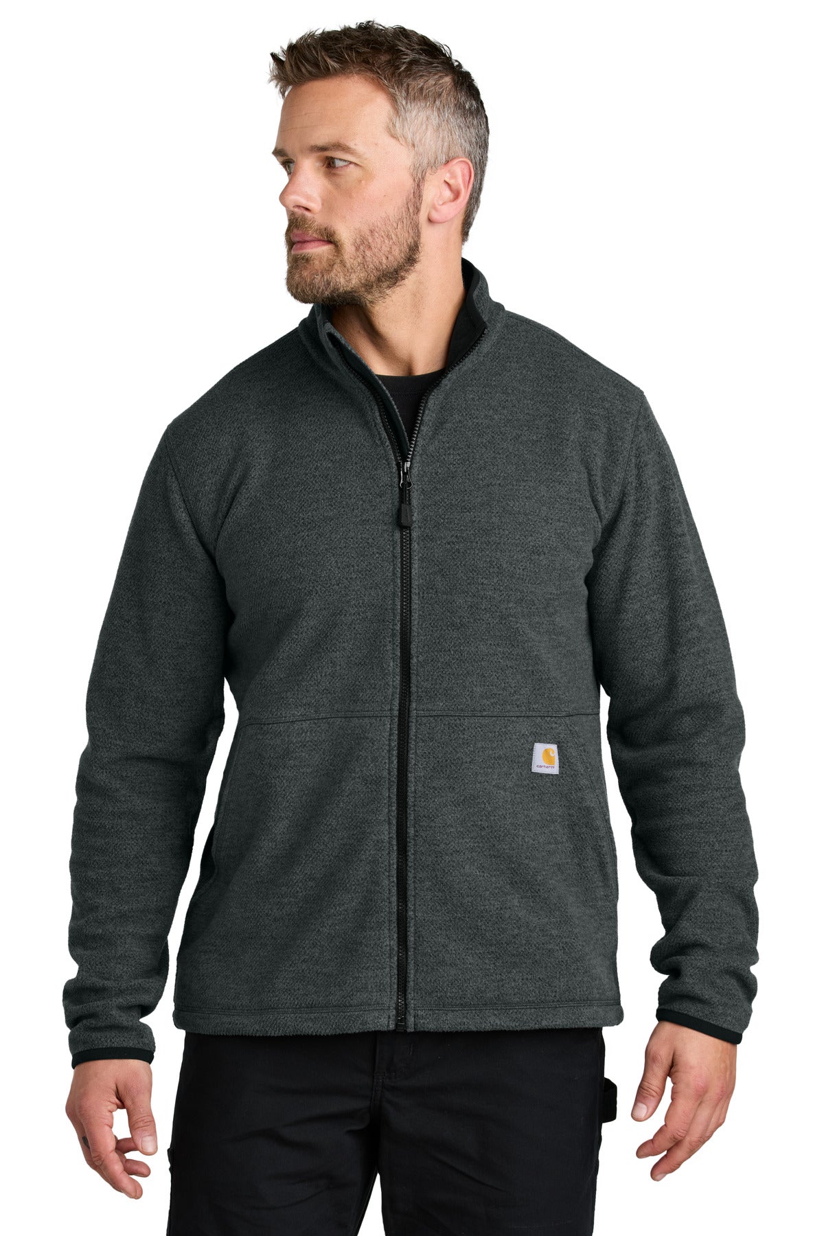 Carhartt- Carhartt® Textured Full-Zip Fleece Jacket CT106416-Medtech- 2