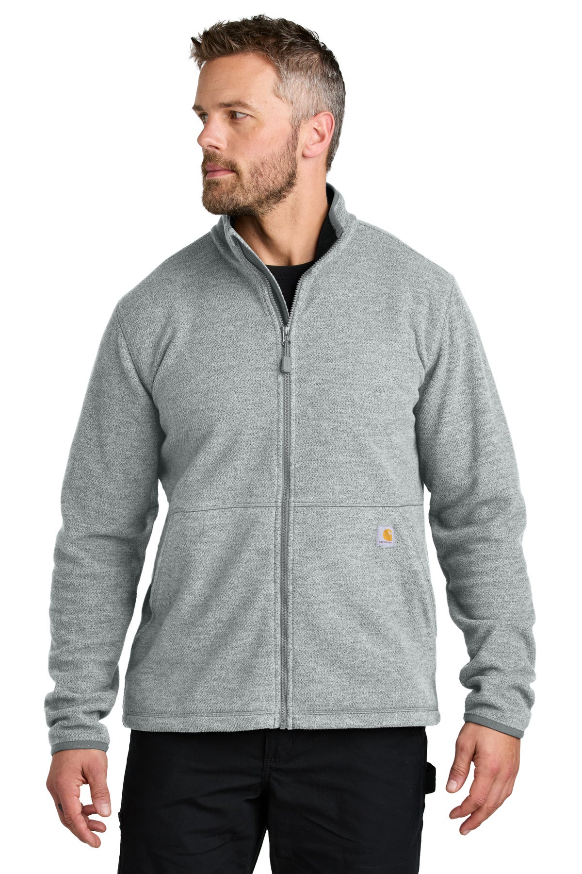 Carhartt- Carhartt® Textured Full-Zip Fleece Jacket CT106416-Medtech- 3