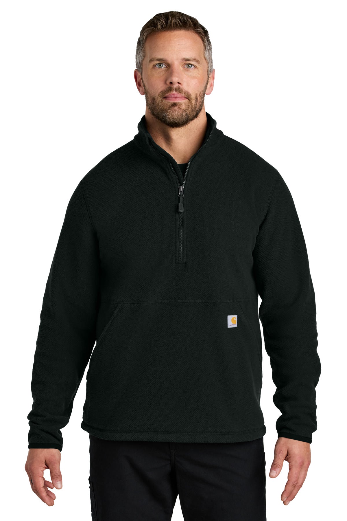 Carhartt- Carhartt® Textured 1/2-Zip Fleece Jacket CT106417-Medtech- 1