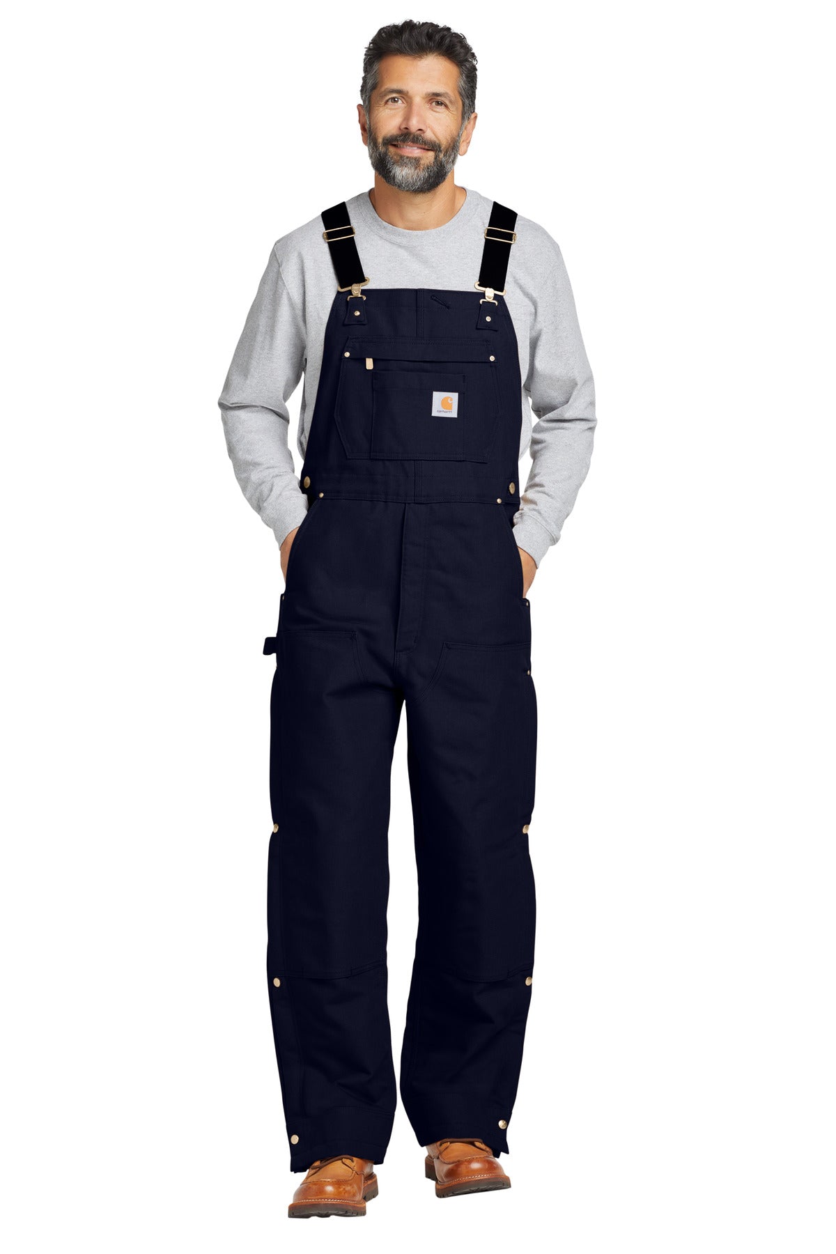 Carhartt- Carhartt® Firm Duck Insulated Bib Overalls CT106672-Medtech- 3