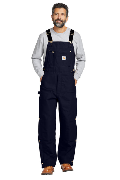 Carhartt- Carhartt® Tall Firm Duck Insulated Bib Overalls CTT106672-Medtech- 3