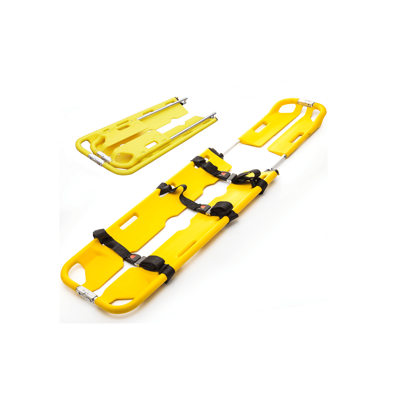 Caretech® EVACU-PRO S1 Adjustable Scoop Stretcher, Yellow