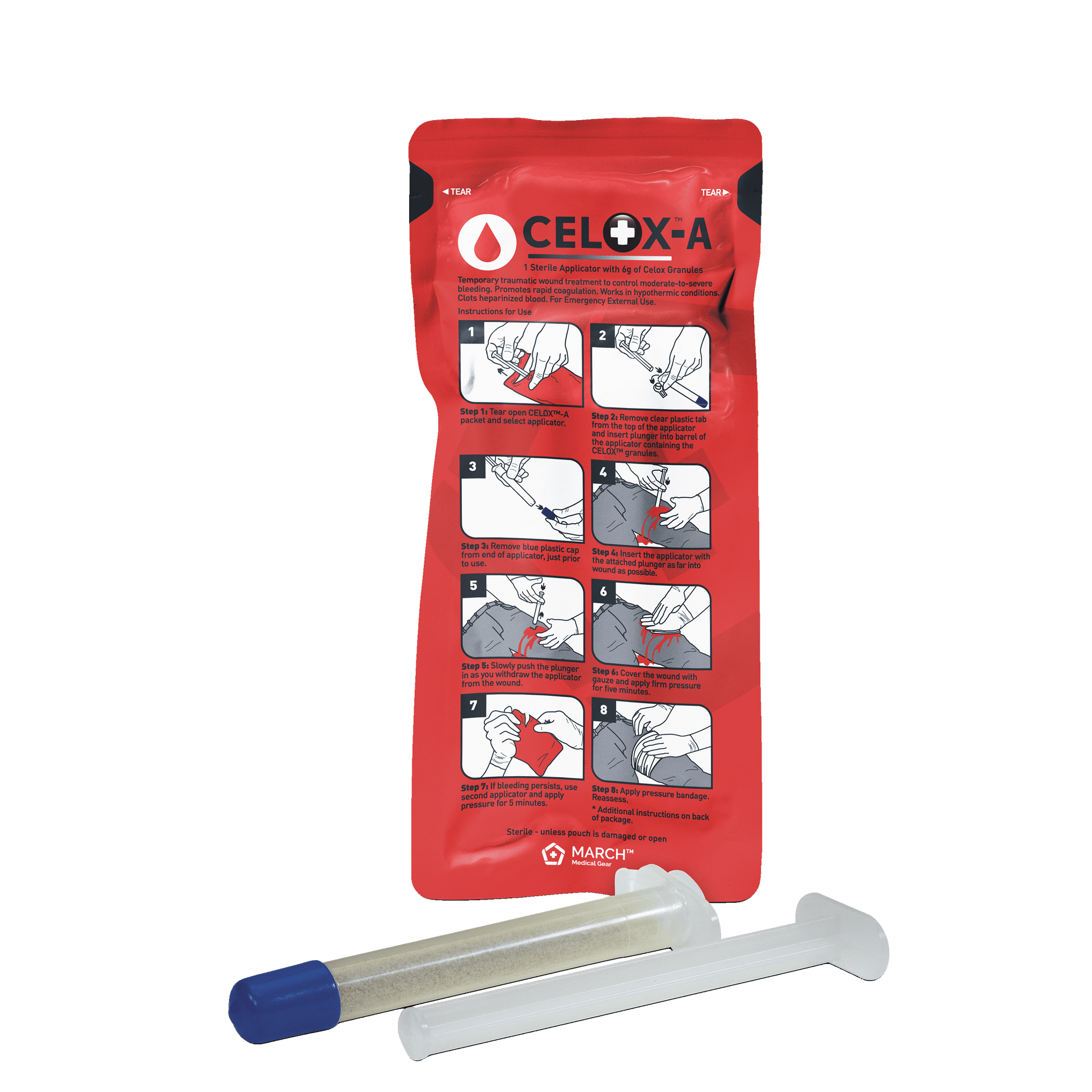 Celox-A Chitosan Applicator 6 gram /Injector