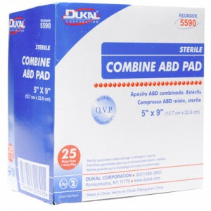 Combine ABD Pad Sterile 5 x 9