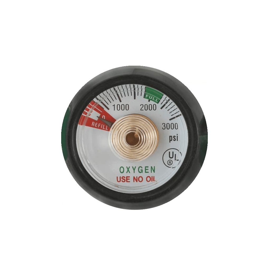 Cramer Decker 3000 PSI Medical Oxygen Gauge and Cover