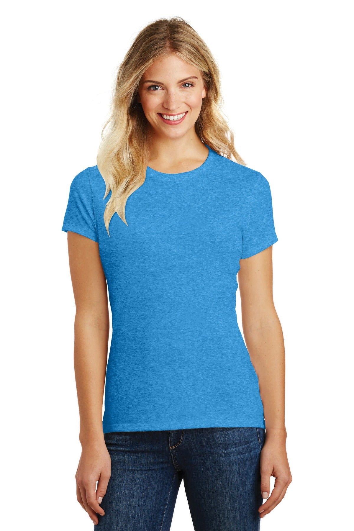 District- District ® Women's Perfect Blend® CVC Tee. DM108L-Medtech- 4