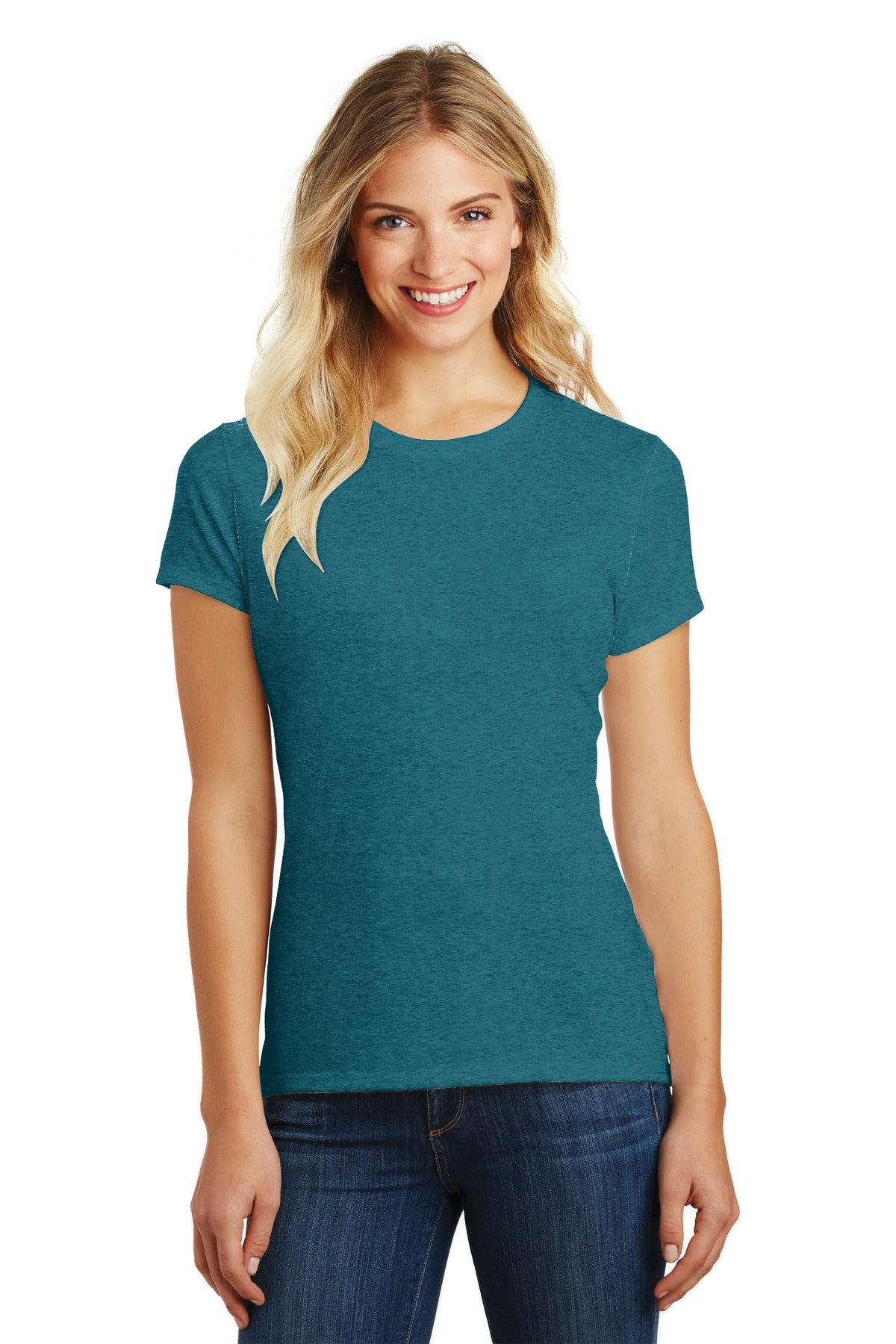 District- District ® Women's Perfect Blend® CVC Tee. DM108L-Medtech- 11