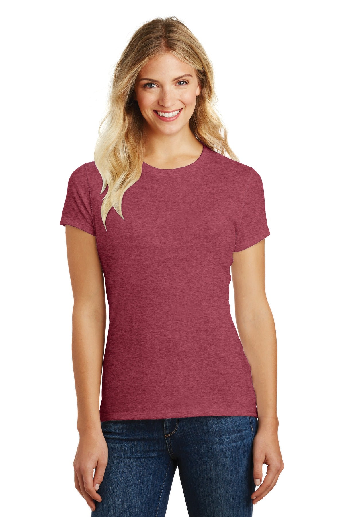 District- District ® Women's Perfect Blend® CVC Tee. DM108L-Medtech- 9