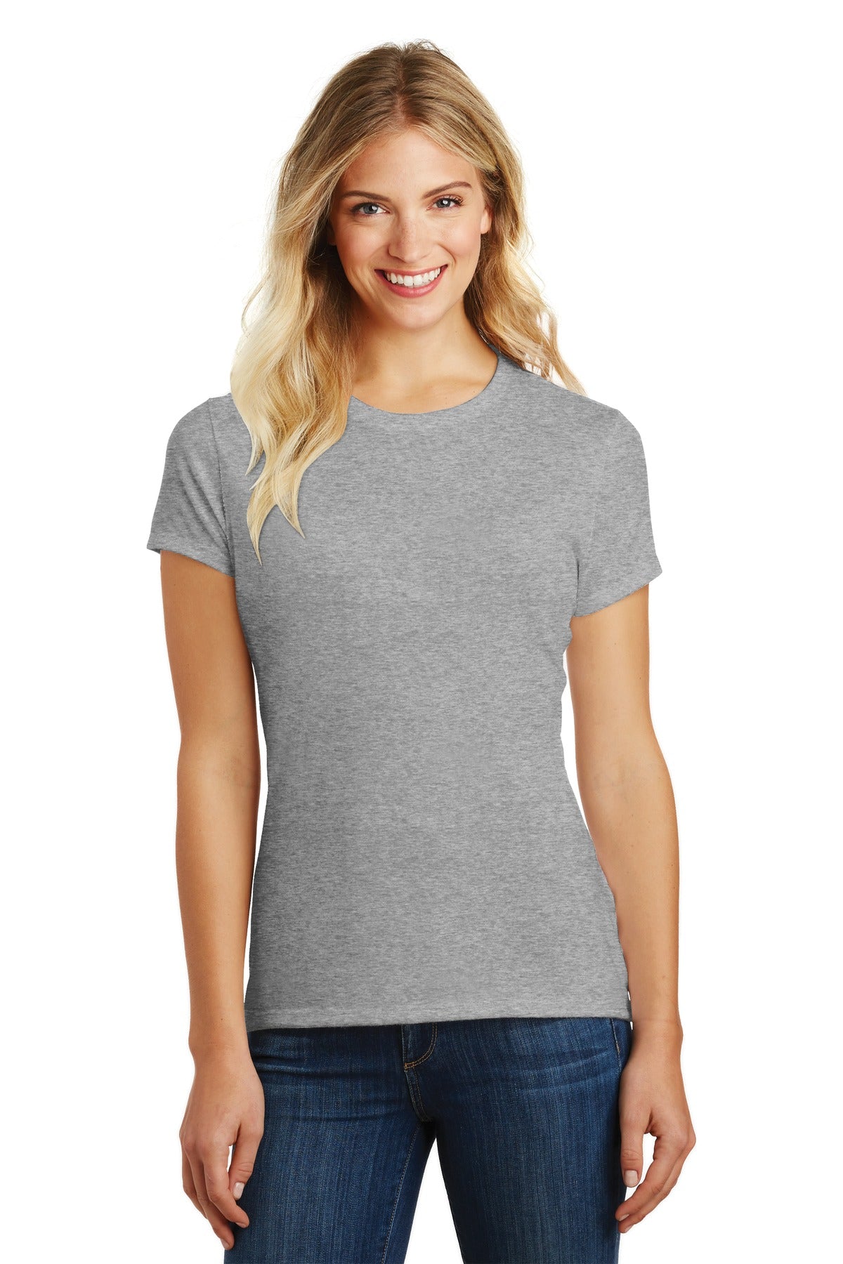 District- District ® Women's Perfect Blend® CVC Tee. DM108L-Medtech- 12