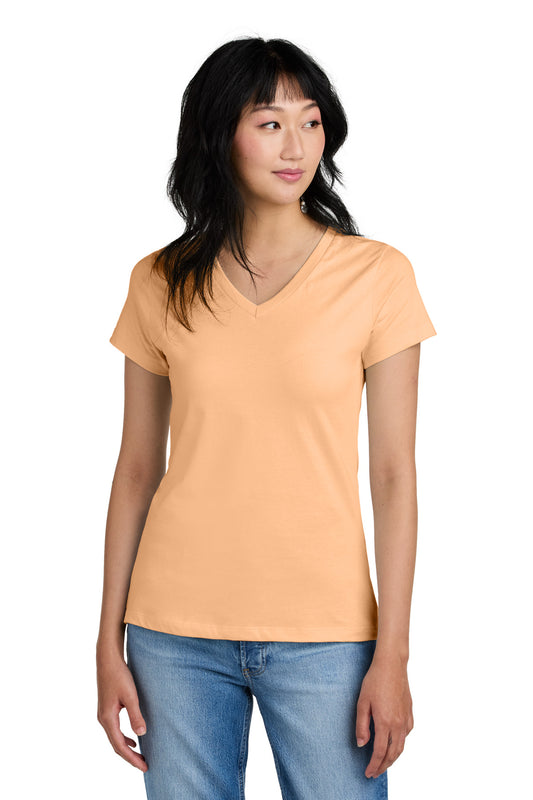 District- District® - Women's Perfect Weight® V-Neck Tee. DM1170L-Medtech- 1