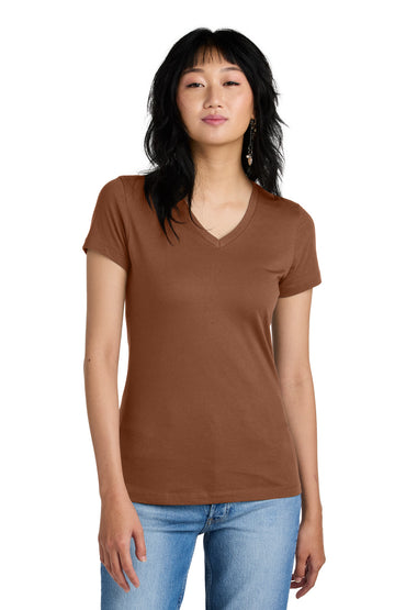 District- District® - Women's Perfect Weight® V-Neck Tee. DM1170L-Medtech- 2