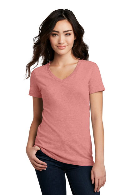 District- District® Women's Perfect Blend® CVC V-Neck Tee. DM1190L-Medtech- 2