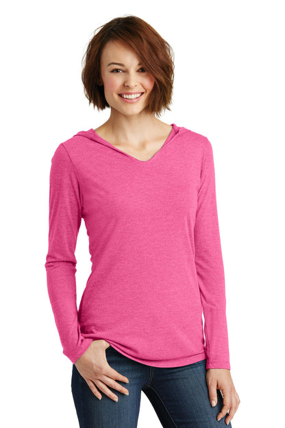 District- District® Women's Perfect Tri® Long Sleeve Hoodie. DM139L-Medtech- 4