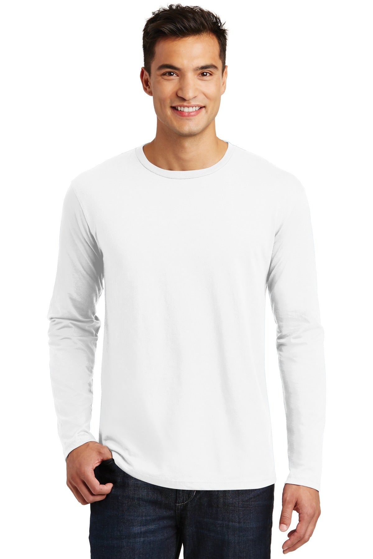 District- District ® Perfect Weight® Long Sleeve Tee. DT105-Medtech- 1