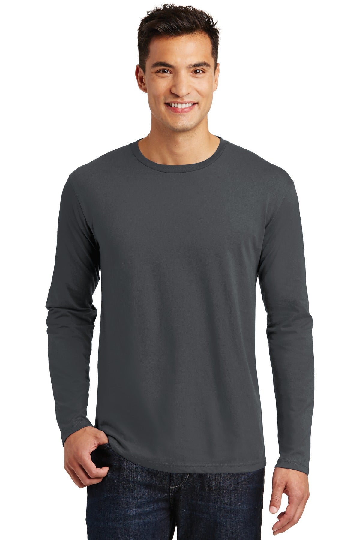 District- District ® Perfect Weight® Long Sleeve Tee. DT105-Medtech- 2