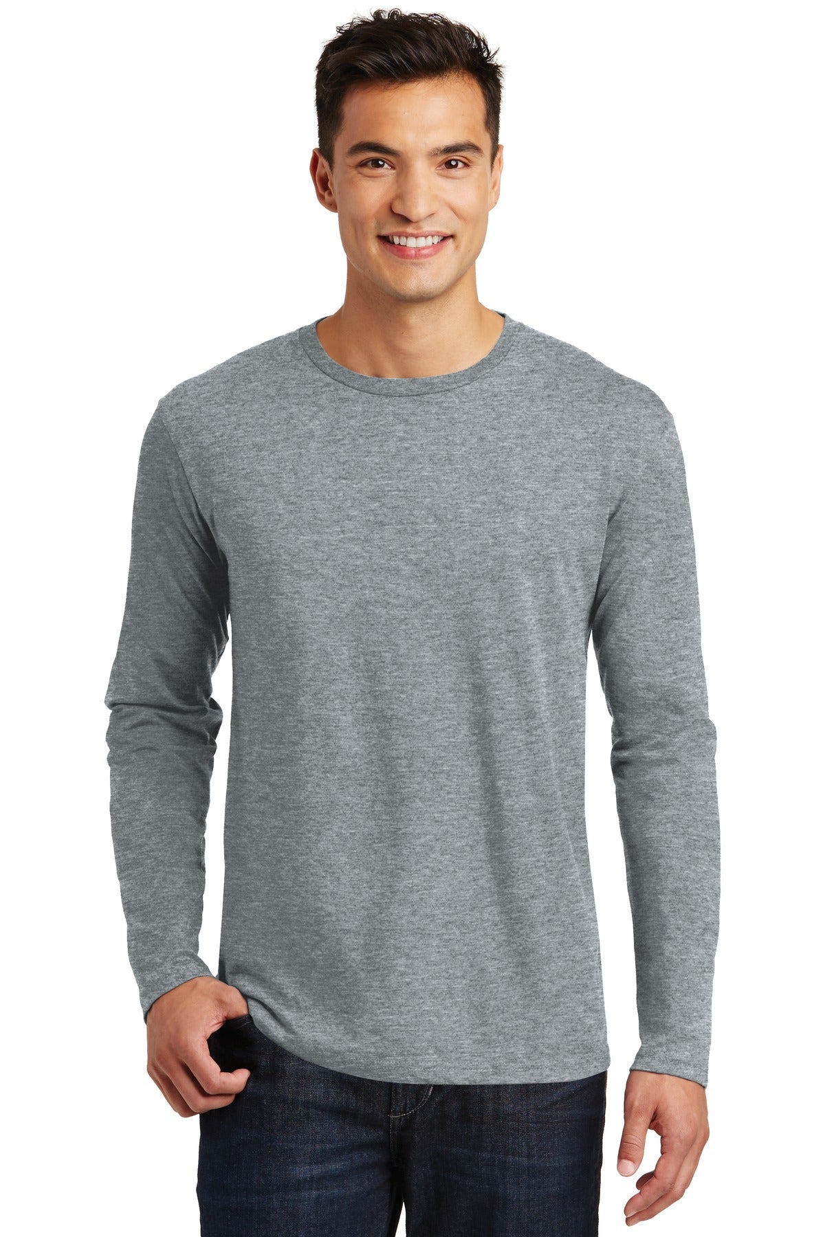 District- District ® Perfect Weight® Long Sleeve Tee. DT105-Medtech- 6