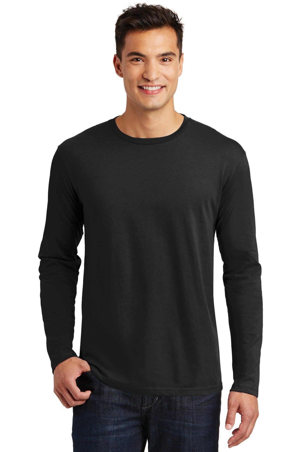 District- District ® Perfect Weight® Long Sleeve Tee. DT105-Medtech- 7