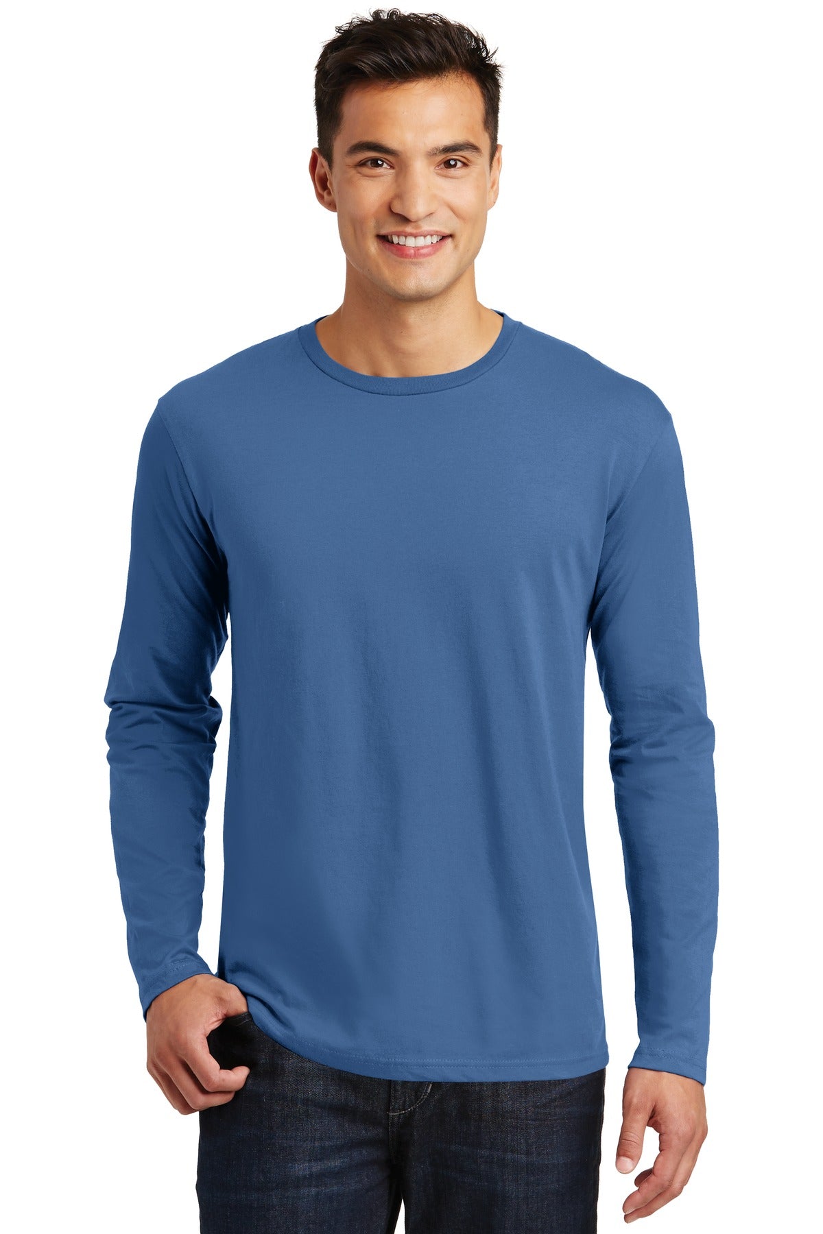 District- District ® Perfect Weight® Long Sleeve Tee. DT105-Medtech- 8