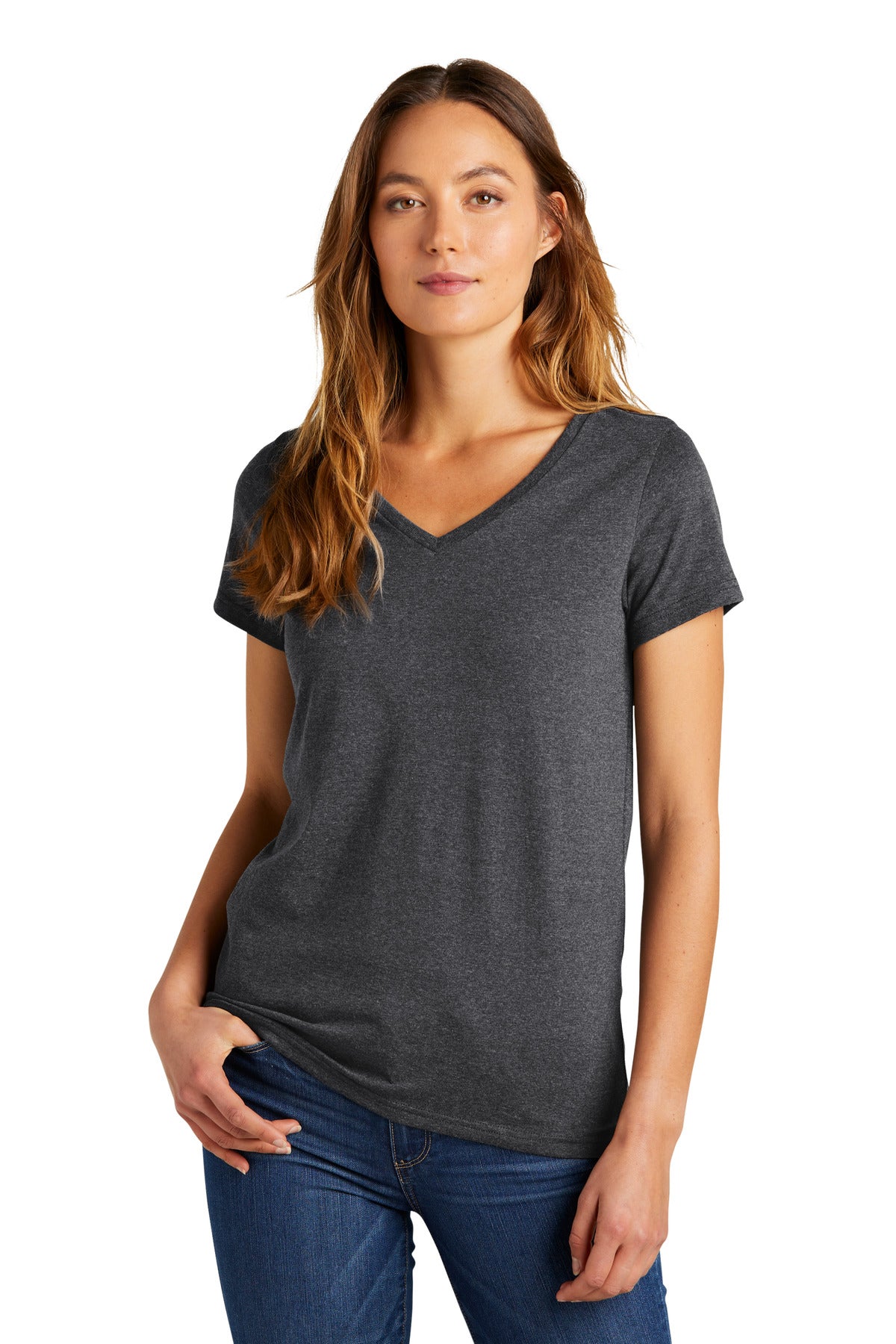 District- District® Women's The Concert Tee® V-Neck DT5002-Medtech- 5