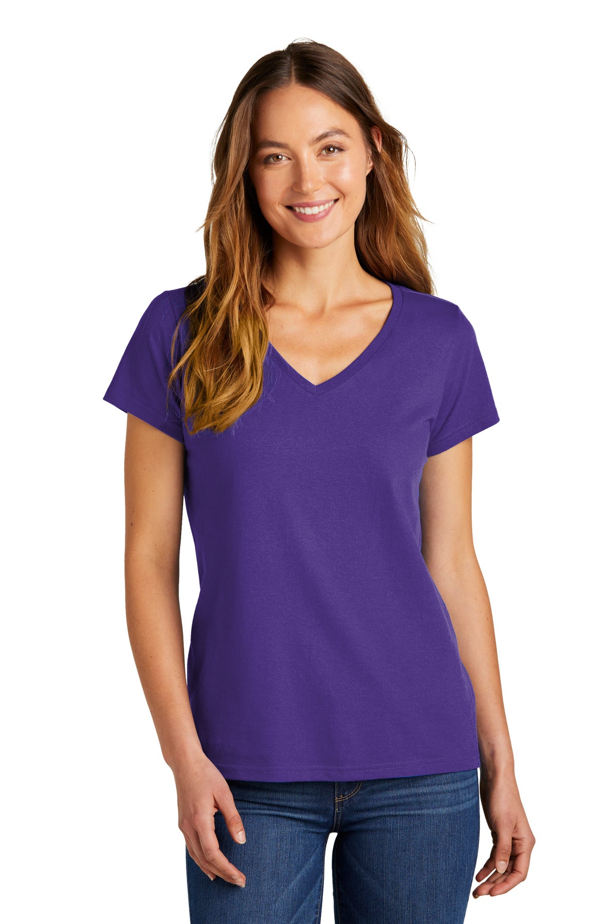 District- District® Women's The Concert Tee® V-Neck DT5002-Medtech- 8