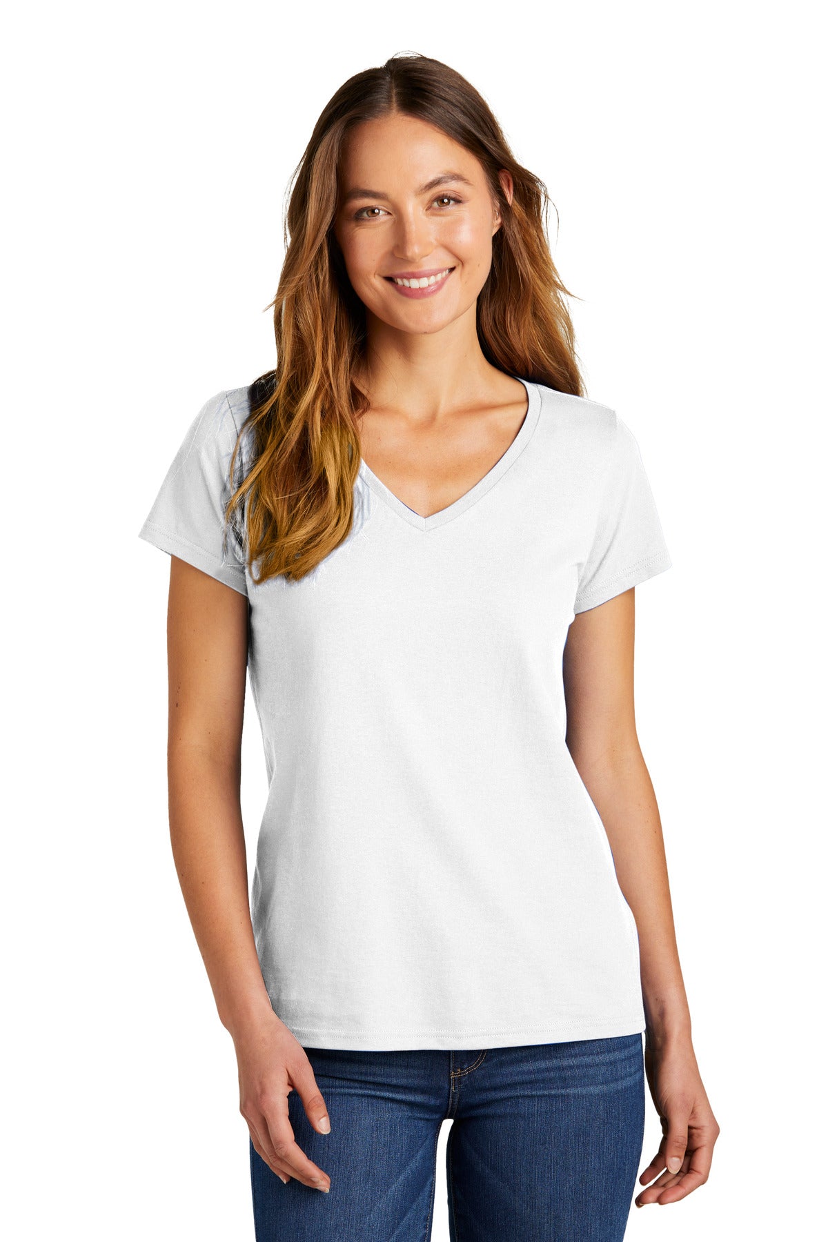 District- District® Women's The Concert Tee® V-Neck DT5002-Medtech- 9