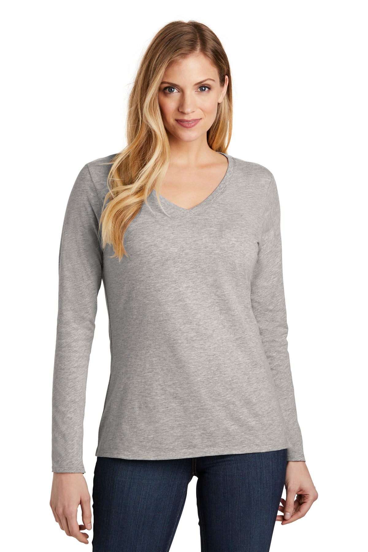 District- District ® Women's Very Important Tee ® Long Sleeve V-Neck. DT6201-Medtech- 4