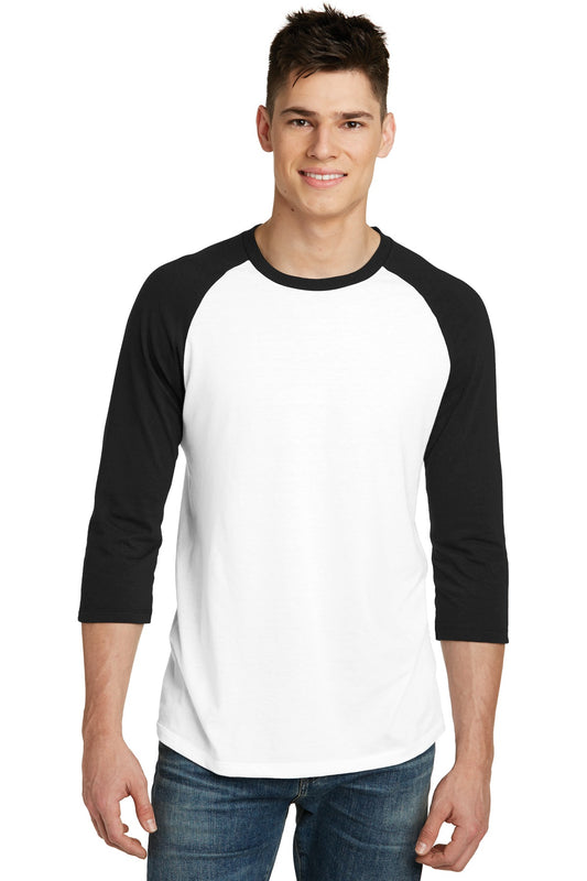 District- District® Very Important Tee® 3/4-Sleeve Raglan. DT6210-Medtech- 1