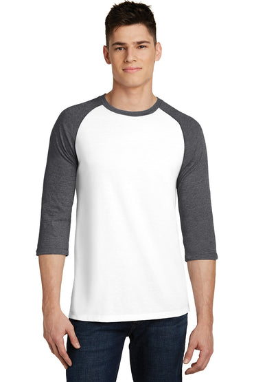 District- District® Very Important Tee® 3/4-Sleeve Raglan. DT6210-Medtech- 2