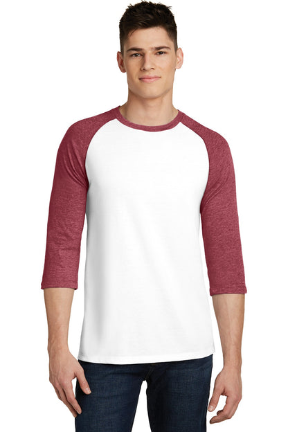 District- District® Very Important Tee® 3/4-Sleeve Raglan. DT6210-Medtech- 4