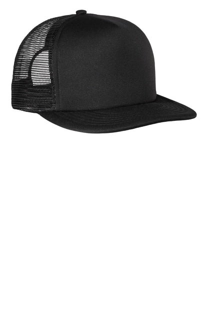 District- District® Flat Bill Snapback Trucker Cap. DT624-Medtech- 1