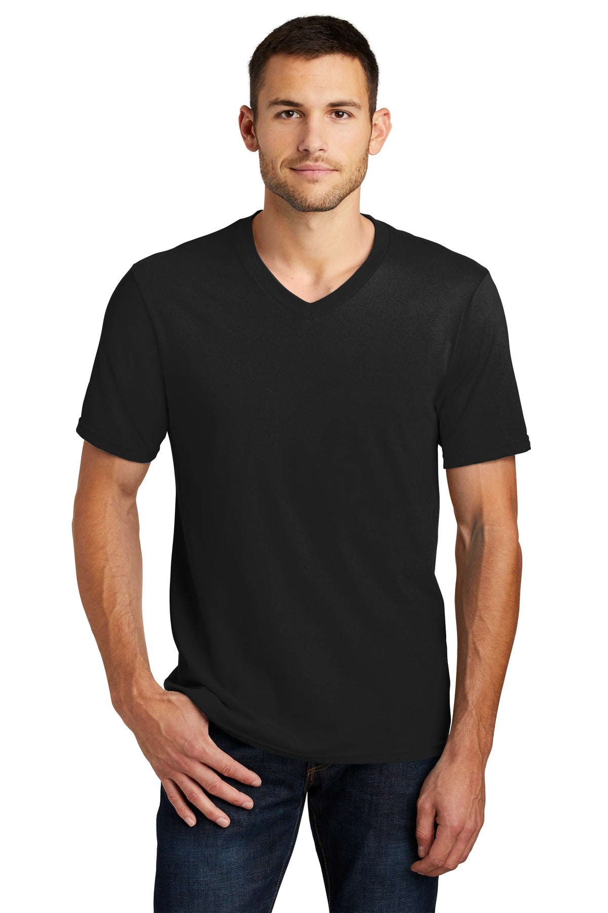 District- District® Very Important Tee® V-Neck. DT6500-Medtech- 1