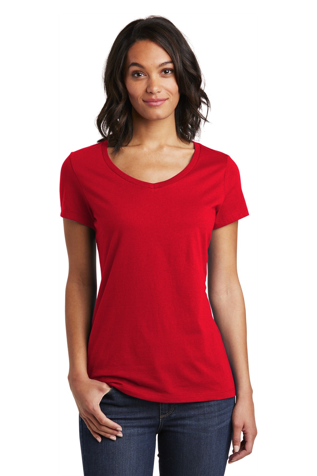 District- District ® Women's Very Important Tee ® V-Neck. DT6503-Medtech- 3