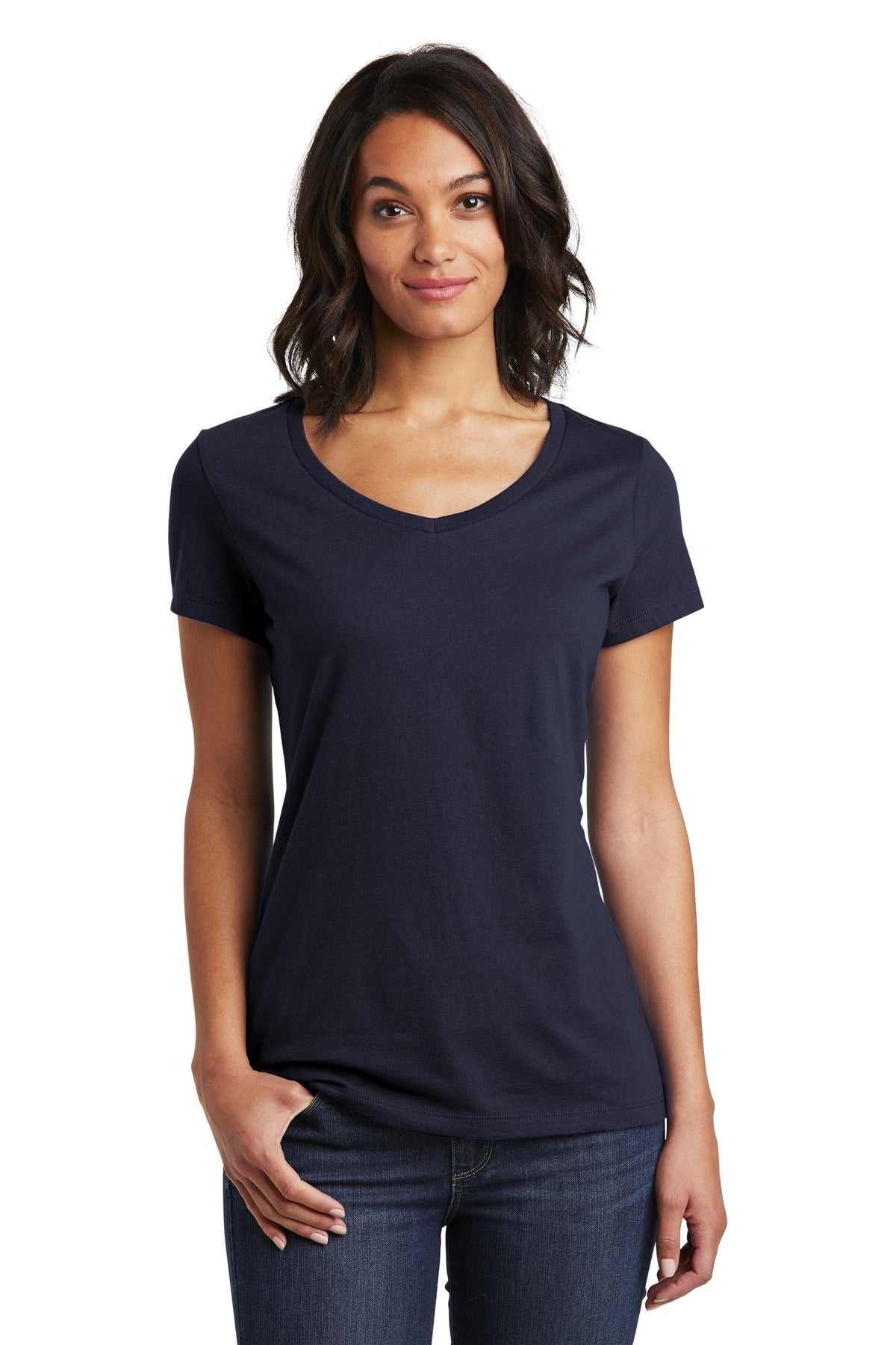 District- District ® Women's Very Important Tee ® V-Neck. DT6503-Medtech- 14