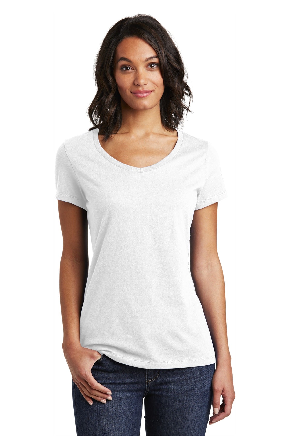 District- District ® Women's Very Important Tee ® V-Neck. DT6503-Medtech- 15