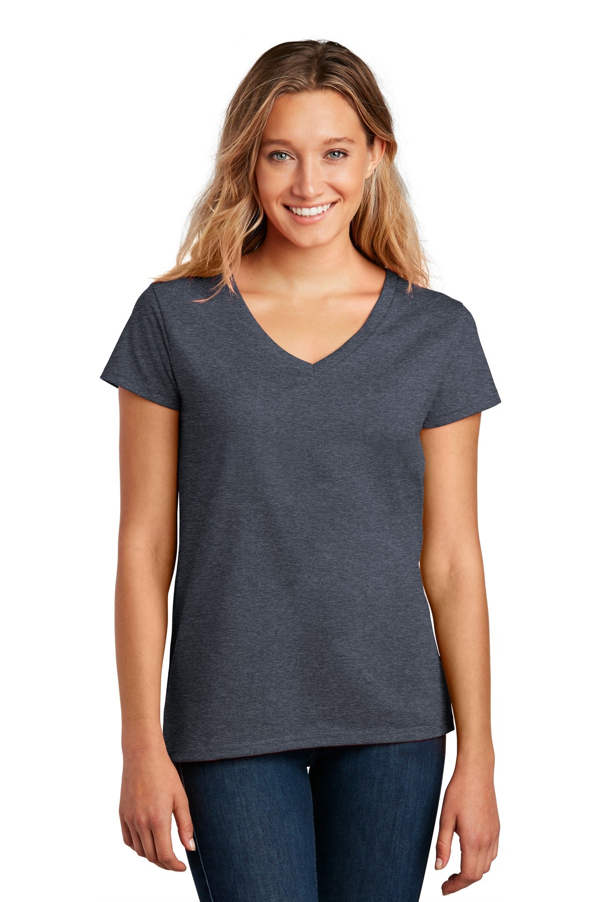 District- District ® Women's Re-Tee ™ V-Neck DT8001-Medtech- 6