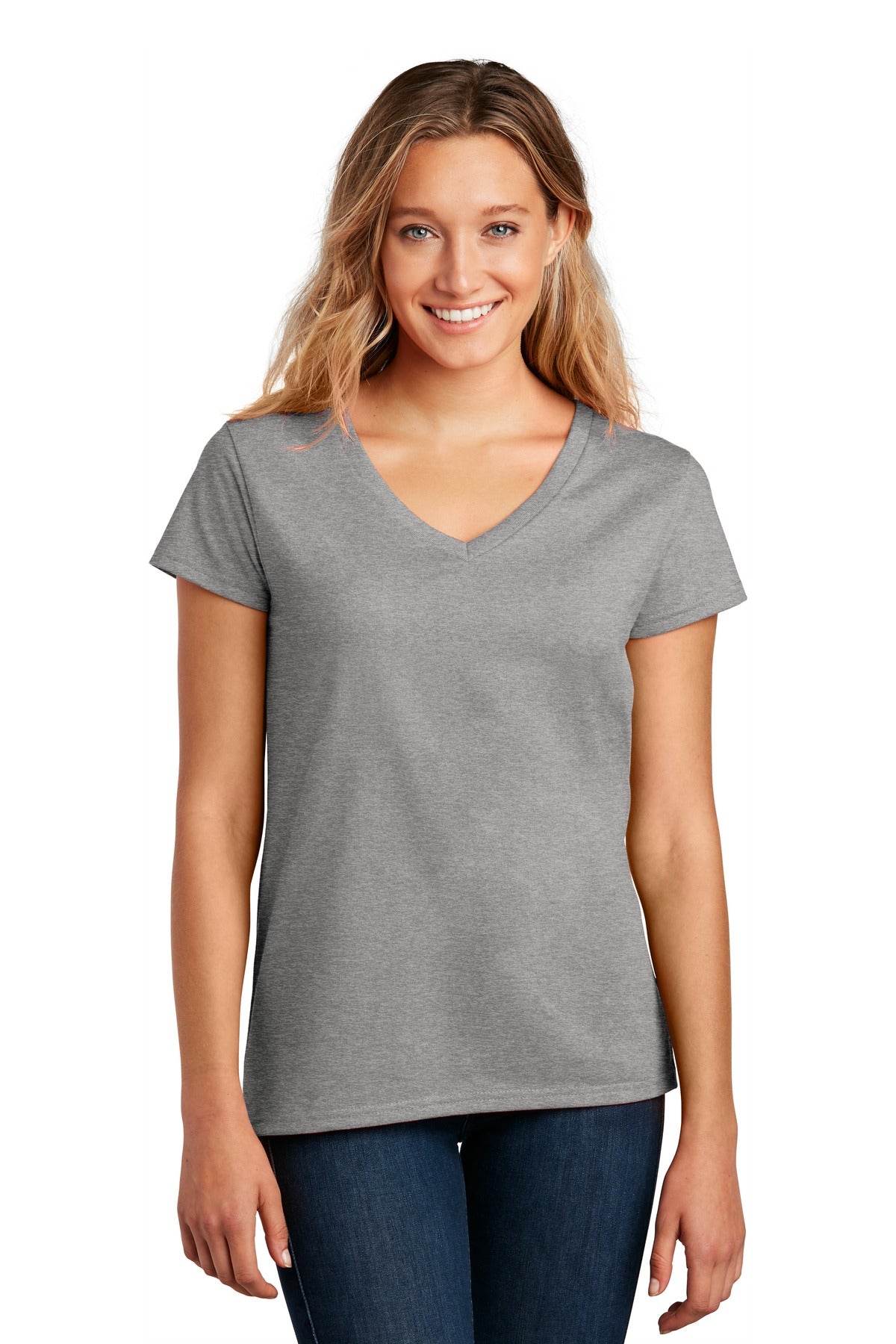 District- District ® Women's Re-Tee ™ V-Neck DT8001-Medtech- 7